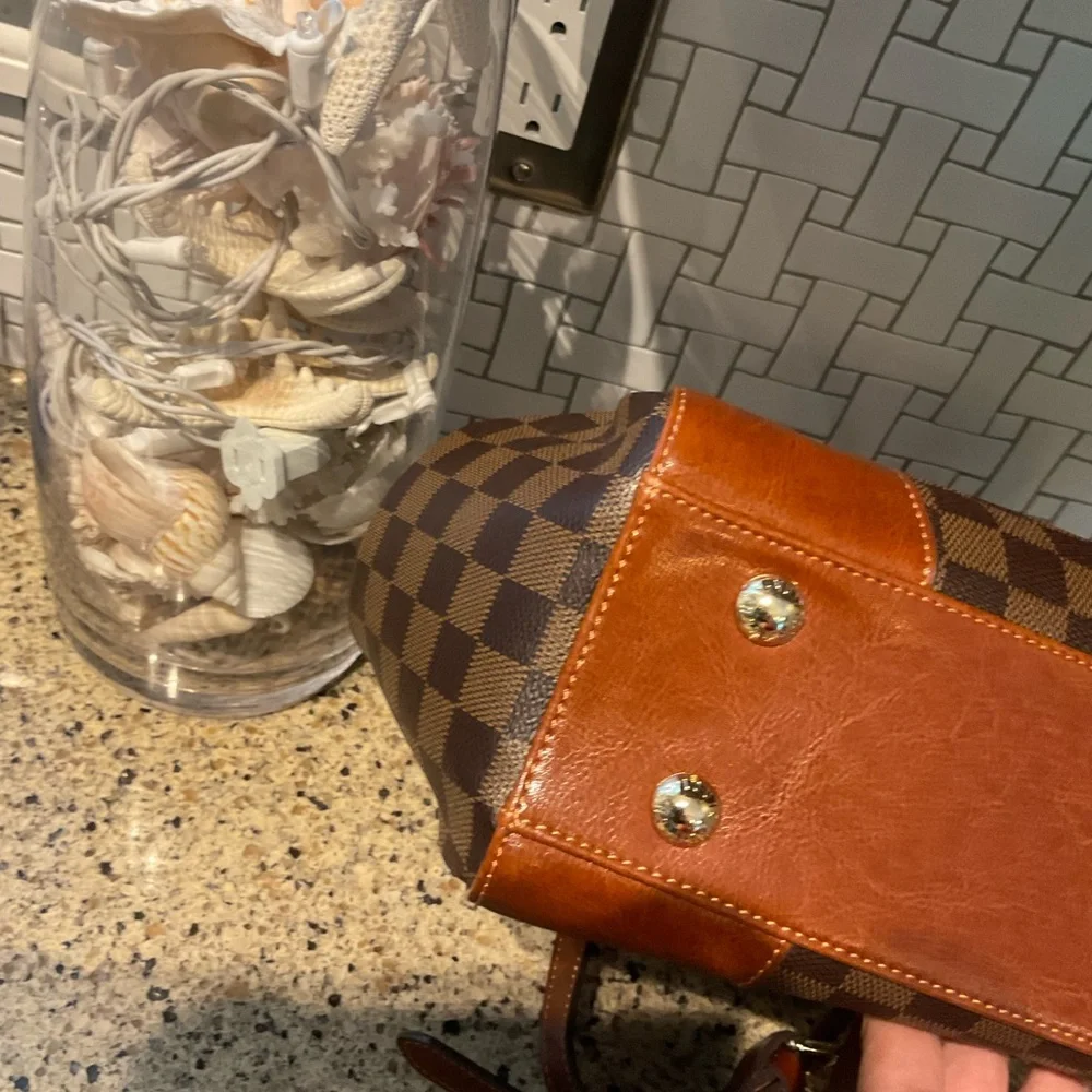 Inspired Damier Doctor Bag - Picture 9 of 15